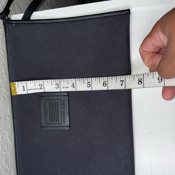 Coach navy blue overnight or work bag - Picture 4 of 6